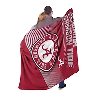 NCAA Officially Licenced Alabama Crimson Tide 60" x 80" Raschel Throw Blanket