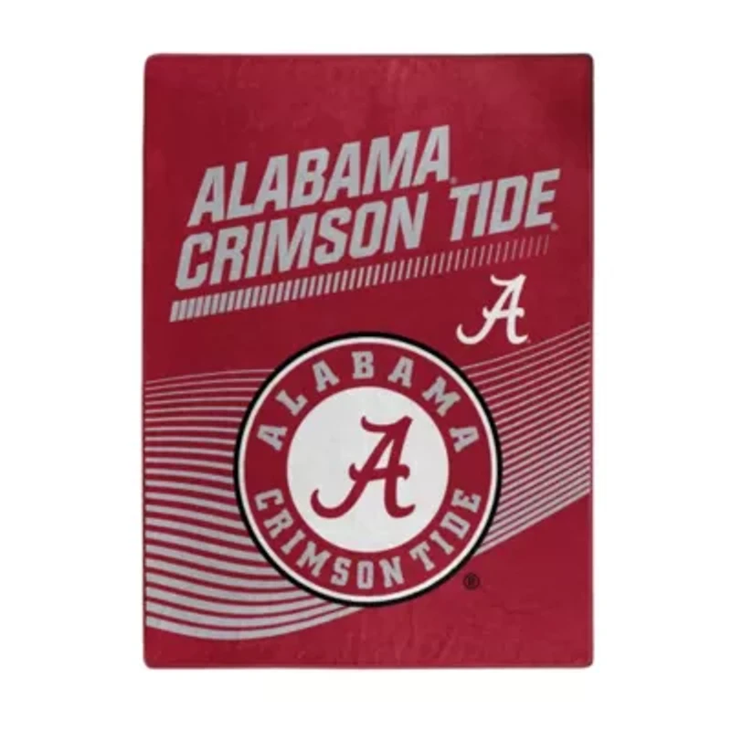 NCAA Officially Licenced Alabama Crimson Tide 60" x 80" Raschel Throw Blanket