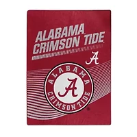 NCAA Officially Licenced Alabama Crimson Tide 60" x 80" Raschel Throw Blanket
