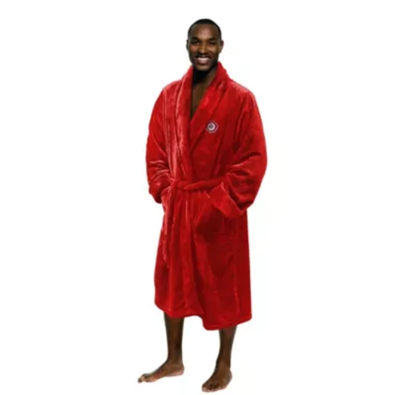 NCAA Officially Licenced Ohio State Buckeyes Men's Silk Touch Bathrobe L/XL