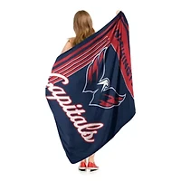 NHL Officially Licensed Washington Capitals 46" x 60" Microfiber Throw Blanket