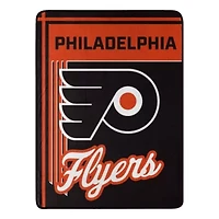 NHL Officially Licensed Philadelphia Flyers 46" x 60" Microfiber Throw Blanket
