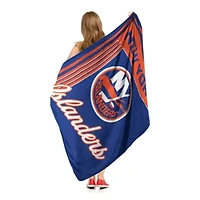 NHL Officially Licensed New York Islanders 46" x 60" Microfiber Throw Blanket