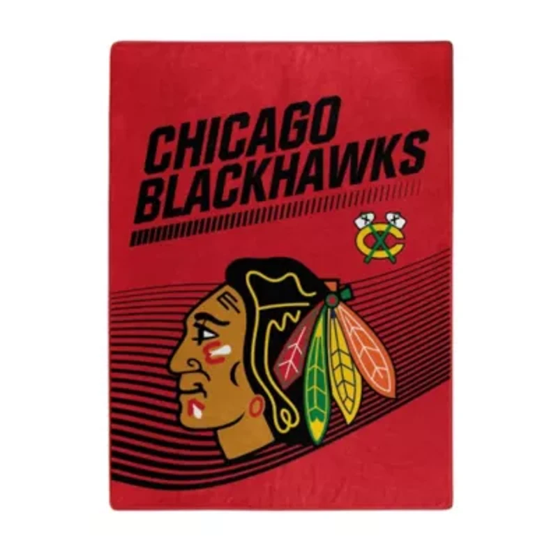 NHL Officially Licenced Chicago Blackhawks 60" x 80" Raschel Throw Blanket