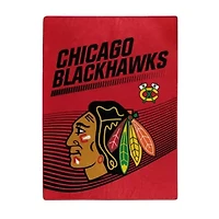 NHL Officially Licenced Chicago Blackhawks 60" x 80" Raschel Throw Blanket