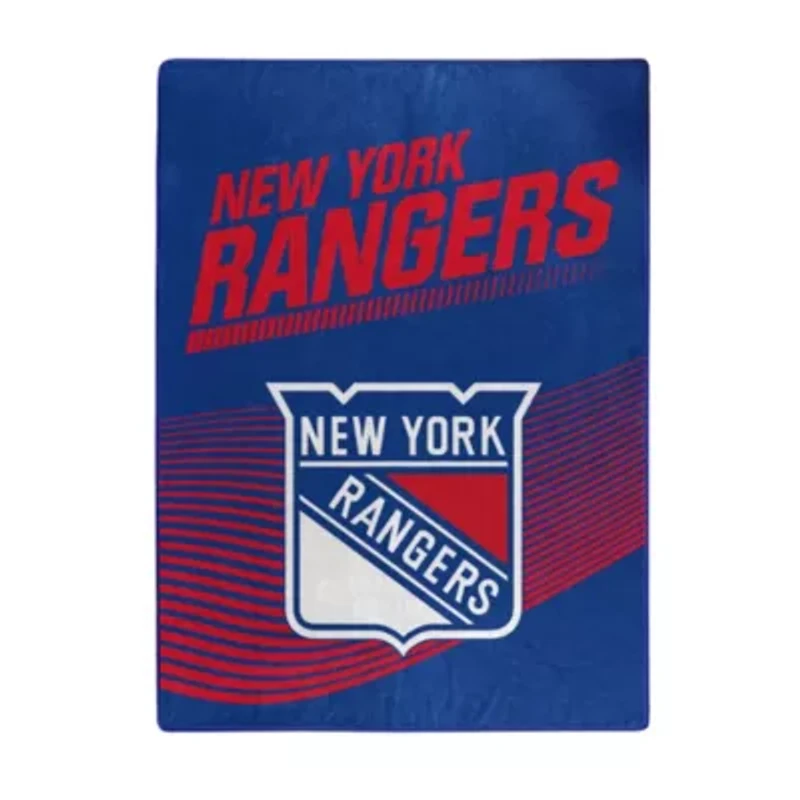 NHL Officially Licenced New York Rangers 60" x 80" Raschel Throw Blanket