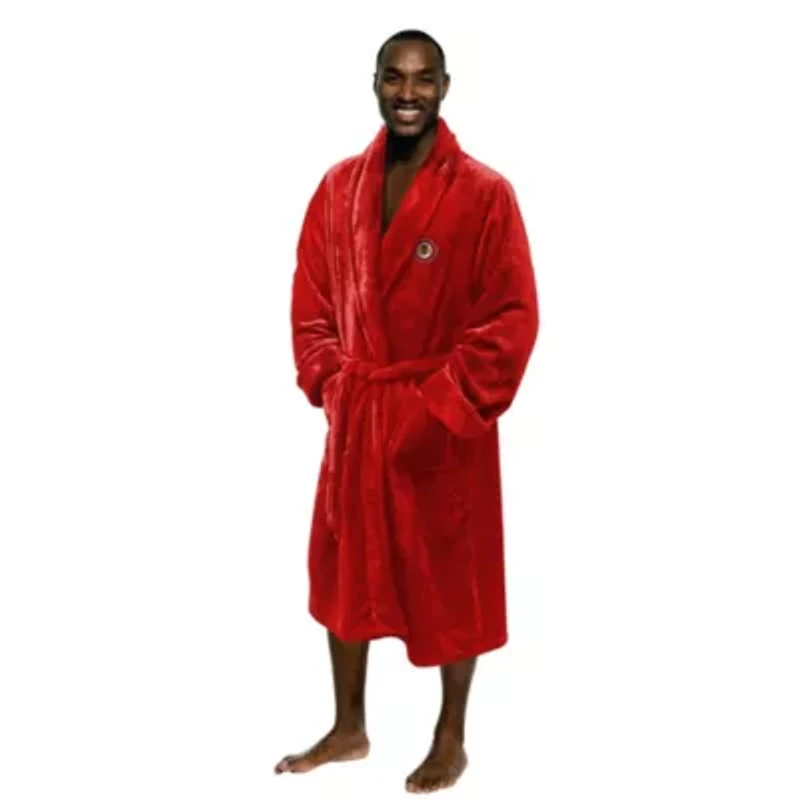 NHL Officially Licenced Chicago Blackhawks Men's Silk Touch Bathrobe L/XL