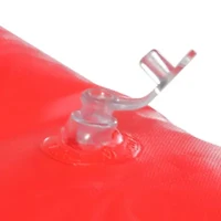 Inflatable Red and White Fire Boat Ride-On Water Squirter Swimming Pool Toy  60-Inch