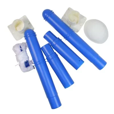 22.5" White and Blue Water Sports Volleyball Swimming Pool Game