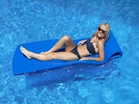 Sofskin Rippled Blue Floating Swimming Pool Mattress - 74" - Blue