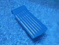 Sofskin Rippled Blue Floating Swimming Pool Mattress - 74" - Blue