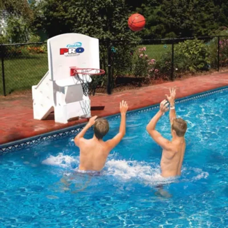 Cool Jam Pro Adjustable Poolside Extra Wide Water Basketball Game - 44"