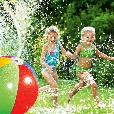 Inflatable 6-Panel Splash and Spray Sprinkler Ball - 35"