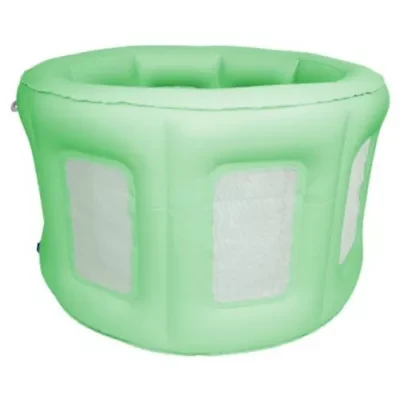 4-in-1 Room to Grow Portable Green Inflatable Baby Play Yard