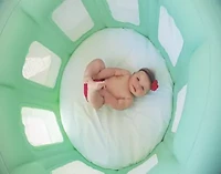 4-in-1 Room to Grow Portable Green Inflatable Baby Play Yard