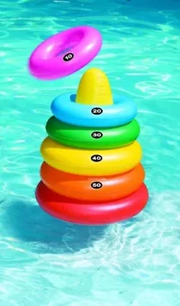 Inflatable Giant Ring Toss Target Swimming Pool Game - 54"