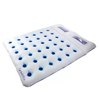 Inflatable Dual Window Pool Air Mattress - 76" - Blue and White