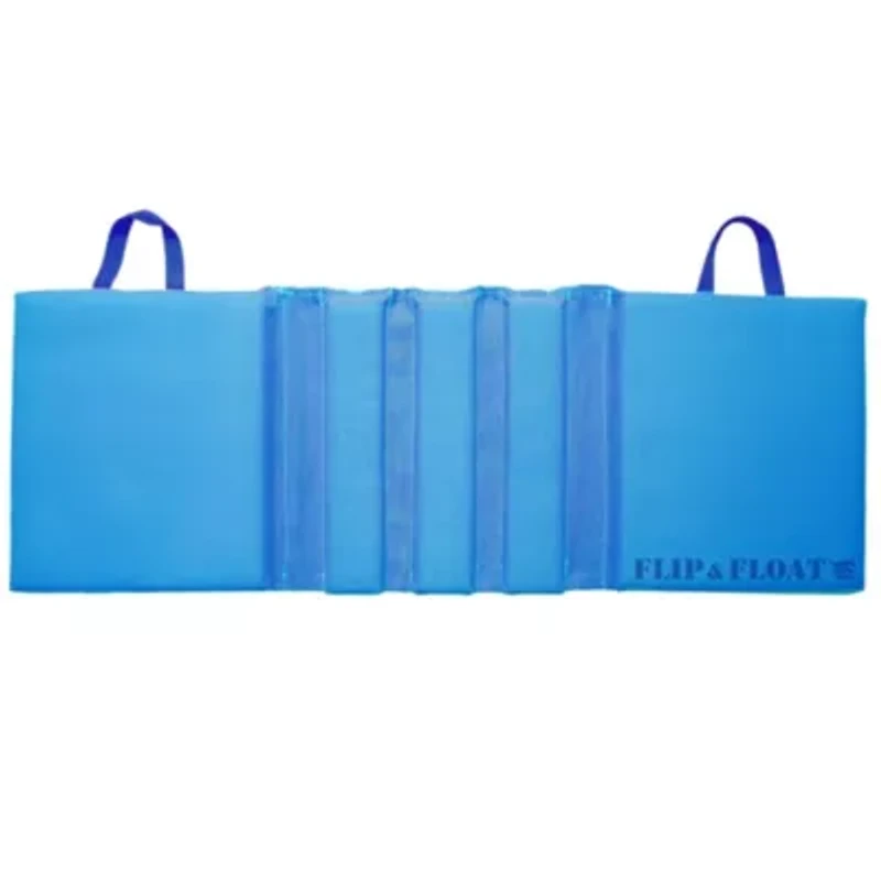 Foldable Flip and Float Swimming Pool Lounger Raft - 47" - Blue