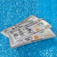 Inflatable Benjamin Franklin Money Pool Lounger - 84"