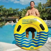 Inflatable River Rough Swimming Pool Ring Tube with Handles - 48"