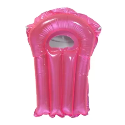 Inflatable Transparent Surf Rider Pool Float - 30" - Pink