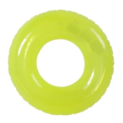 Inflatable Swim Ring Tube Pool Float - 30" - Yellow