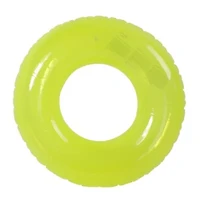 Inflatable Swim Ring Tube Pool Float - 30" - Yellow