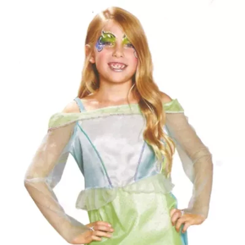 Blue and Green Mermaid Girl Child Halloween Costume - Medium