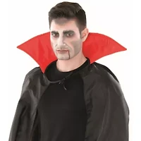 Black and Red Vampire Cape Boy Child Halloween Costume - Large