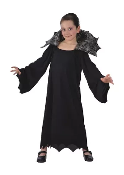 Black and Gray Vampire Girl Child Halloween Costume - Medium