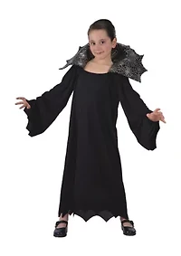 Black and Gray Vampire Girl Child Halloween Costume - Medium