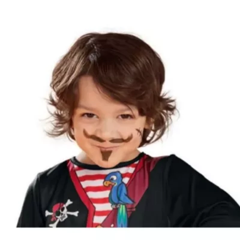 Black and Red Pirate Boy Toddler Halloween Costume - Extra Small