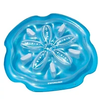 Sand Dollar Inflatable Swimming Pool Raft Float - 64" - Blue