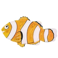 Clown Fish Swimming Pool Inflatable Raft - 72" - Orange and White