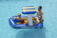 Harbor Master Patrol Boat with Pump Squirter Swimming Pool Float - 67"