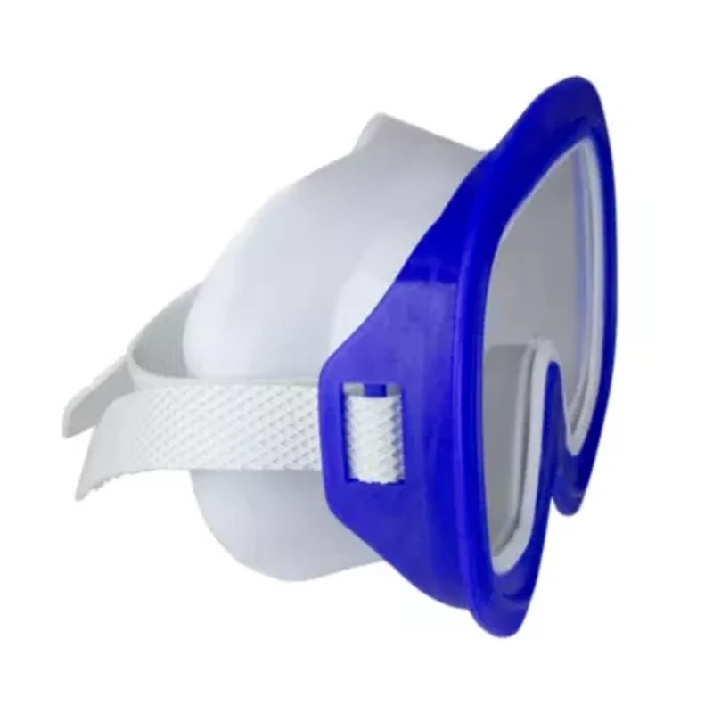 Age 3-8 - Blue Mask and Snorkel Swimming Set for Children