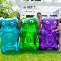 60" Green Gummy Bear Swimming Pool Float