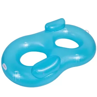 Mosaic Inflatable Duo Water Lounger - 74" - Blue