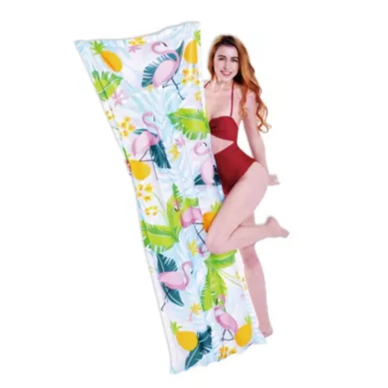 72" Inflatable Pink Flamingo Swimming Pool Float