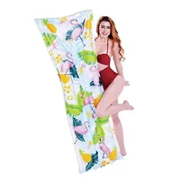 72" Inflatable Pink Flamingo Swimming Pool Float