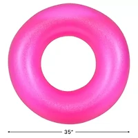 Inflatable Inner Tube Pool Float - 35" - Pink