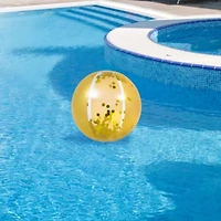Glitter Sequin Inflatable Beach Ball - 19.5" - Gold