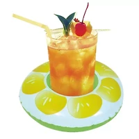 9" Inflatable Lemon Slice Swimming Pool Beverage Drink Holder