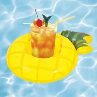 Inflatable Pineapple Swimming Pool Beverage Drink Holder - 9"