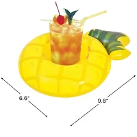 Inflatable Pineapple Swimming Pool Beverage Drink Holder - 9"