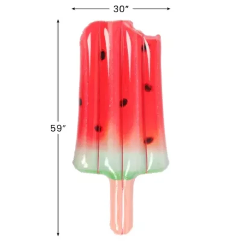 Watermelon Popsicle Inflatable Swimming Pool Float - 59"