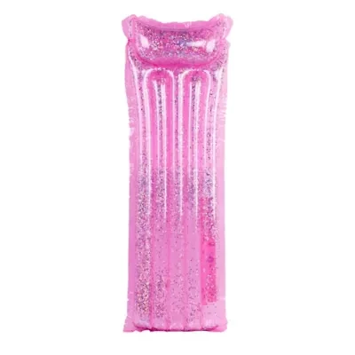 Inflatable Glitter Swimming Pool Lounge - 67" - Pink