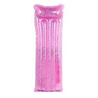 Inflatable Glitter Swimming Pool Lounge - 67" - Pink