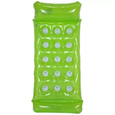 Inflatable 15-Pocket Swimming Pool Lounge - 64.75" - Green