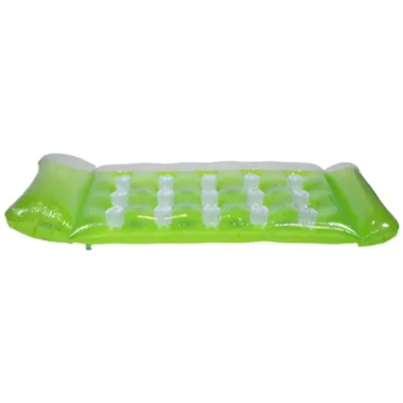 Inflatable 15-Pocket Swimming Pool Lounge - 64.75" - Green
